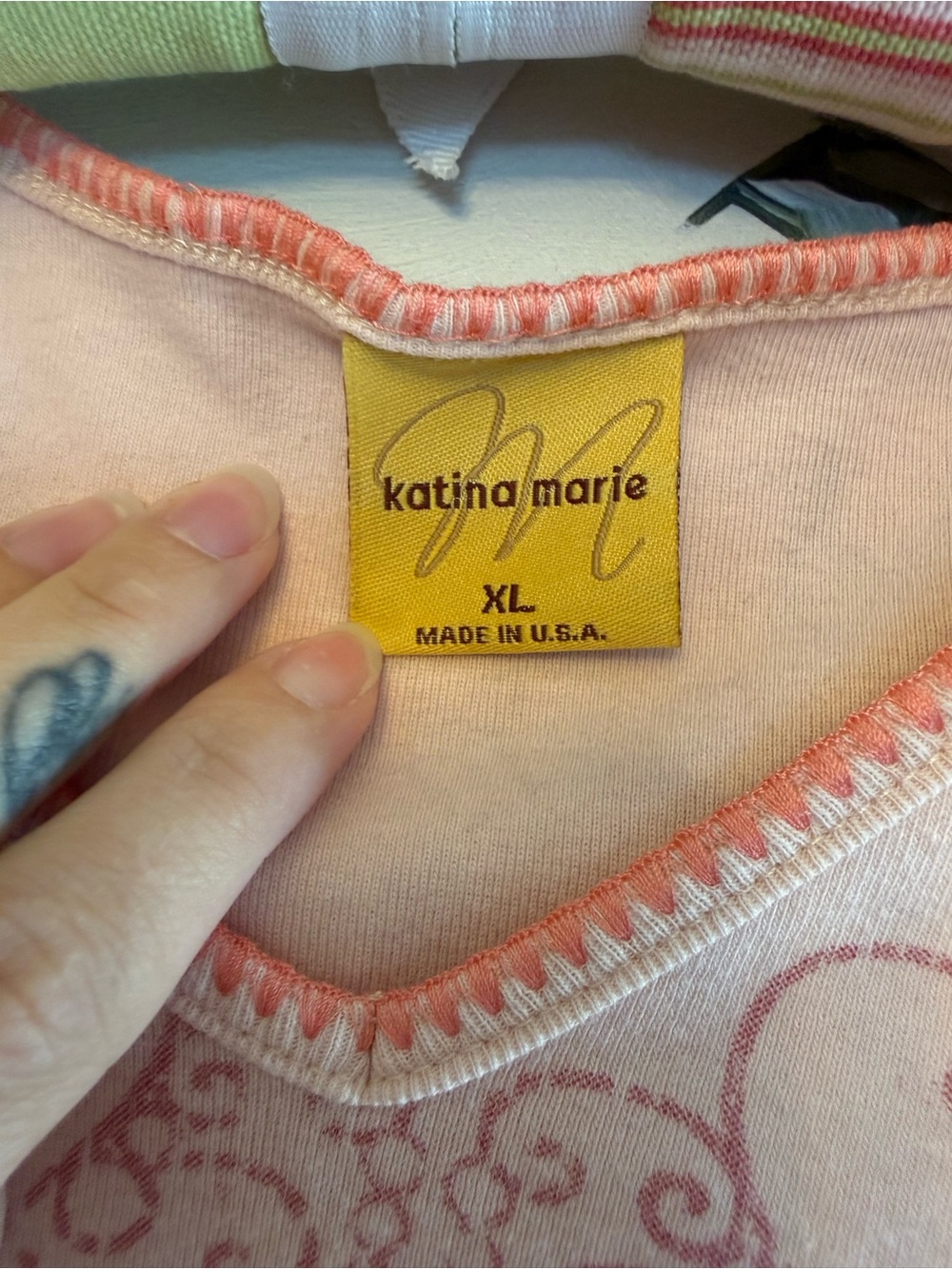 Y2K Western Rhinestone Horseshoe Tunic Katina Marie Star of the West XL - Picture 4 of 8